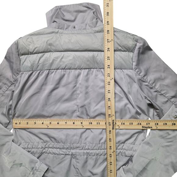 BCBGeneration Puffer Jacket Women S Gray Lightweight Quilted - Picture 5 of 7